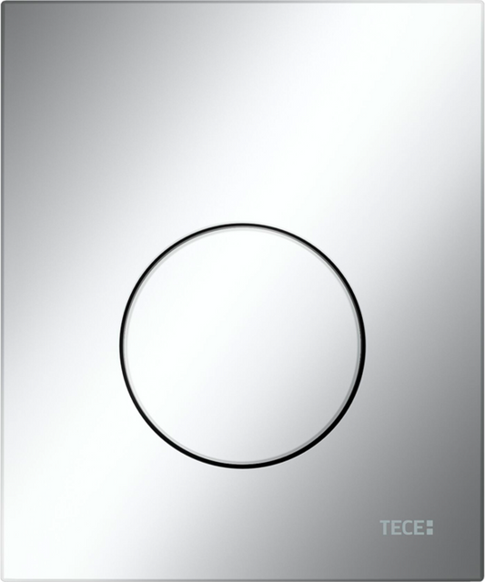 TECEloop Urinal-Betätigungsplatte aus Kunststoff inkl. Kartusche (chrom glänzend)